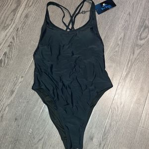 Fashion Nova one piece black swimsuit size M